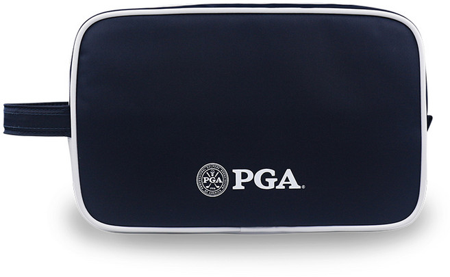 男士高爾夫手拿包 PGA-BG22, 白色 + 海軍藍, 1個