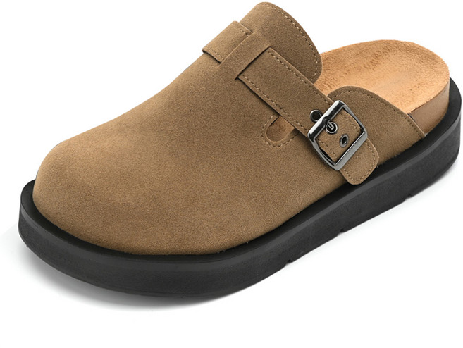 GODSHOE 男士用Bunnybini增高拖鞋, 255, 米色