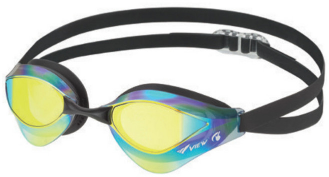VIEW Blade Orca 鏡面防霧泳鏡 + 鼻託 4件組 V230ASAMC, 1套, SKOR