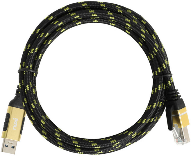 nexi USB3.0 A to RJ45 千兆乙太網路線 5m, 1個