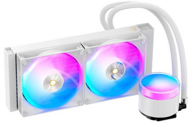 Ocypus Delta L24 ARGB 機殼散熱器, 白色, 單一商品, 1個
