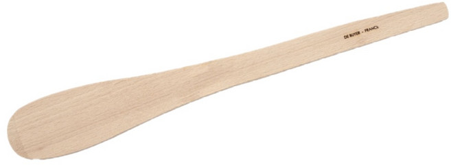 de Buyer 畢耶 木製圓頭刮刀 35cm, 單一顏色, 1個