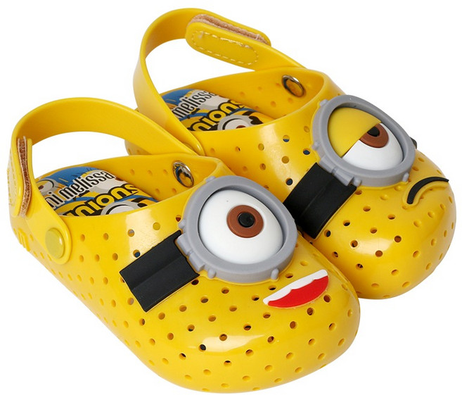 mini melissa 兒童 FURADINHA BABOUCHE MINIONS 涼鞋