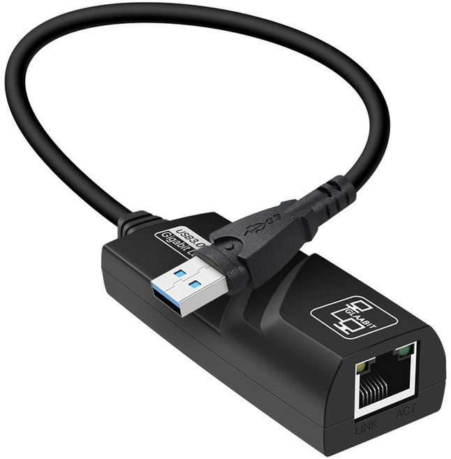 Coms USB 3.0 to RJ45 千兆乙太網路有線網卡轉換器 網路 1000Mbps, 1個, FW684