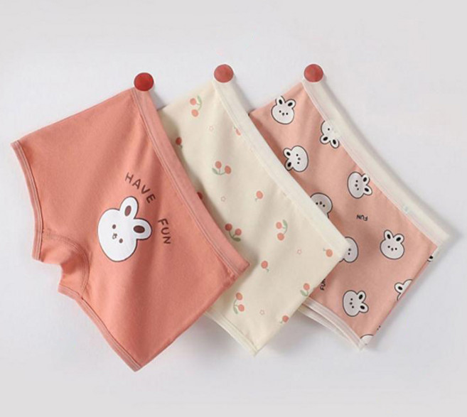 Uvely 女童用 Toots 柔軟棉質內褲