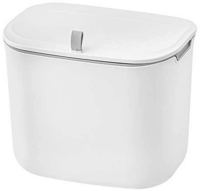 comet 廚房用掛式垃圾桶 7L, 白色