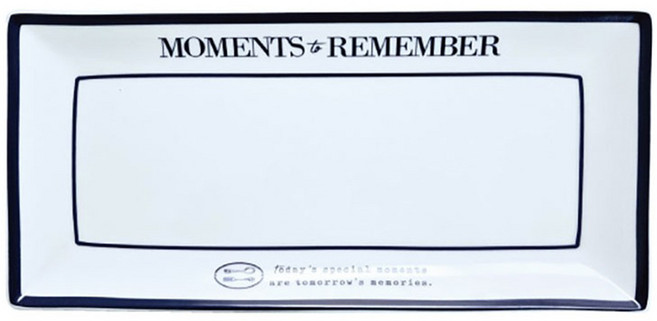 BELUZ casa Moment 長方形盤, 白色, 1個