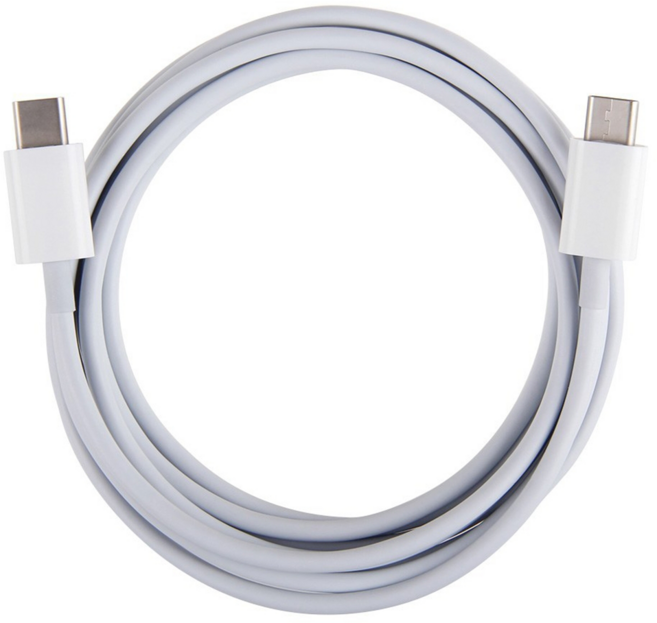 K-LINE USB 3.1 Type C to Type C 公對公 傳輸/充電線 2m 適用各廠牌Type-C設備 1條 白色