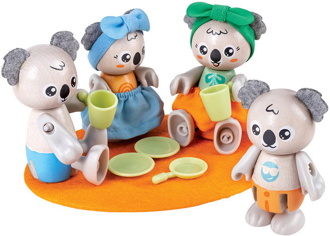 Hape 無尾熊家族娃娃組, 1套
