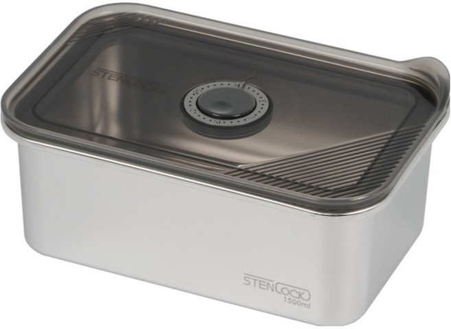 STENLOCK 史丹利 Smart氣閥保鮮盒 4號 1500ml, 1個, 1.5L