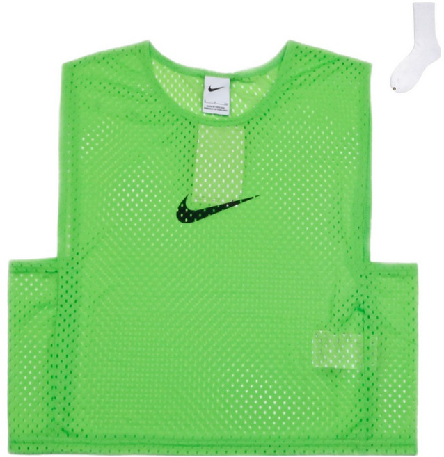NIKE 耐吉 Dri-FIT Park 團隊背心 DV7425 + Welldone 襪子套組