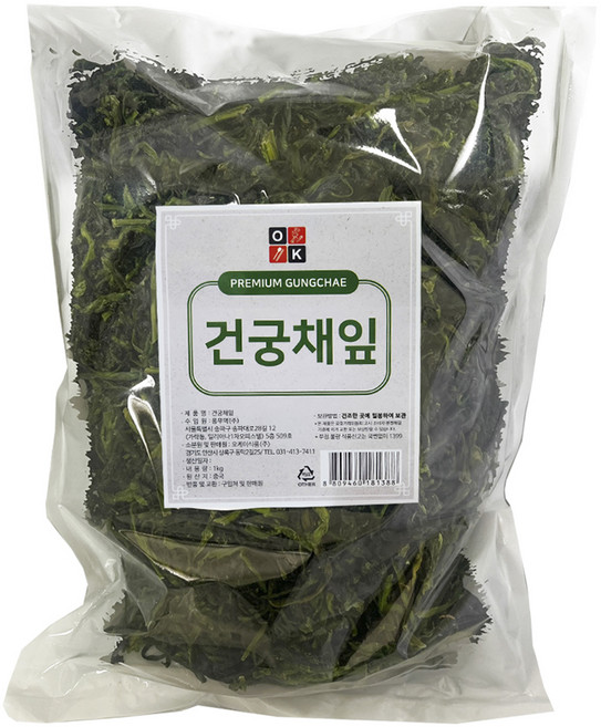 OKFOOD 乾燥貢菜葉, 1kg, 1個