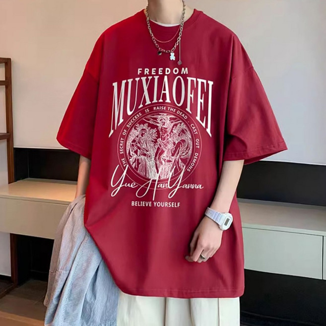 MarketA 男款透氣Believe短袖T恤