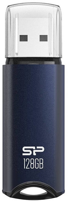 Silicon Power 廣穎電通 USB3.2隨身碟 Marvel M02 藍色, 128GB, 1個