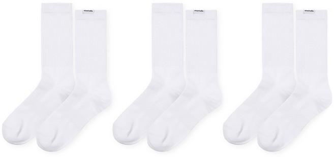 vivastudio LOGO SOCKS 3雙組