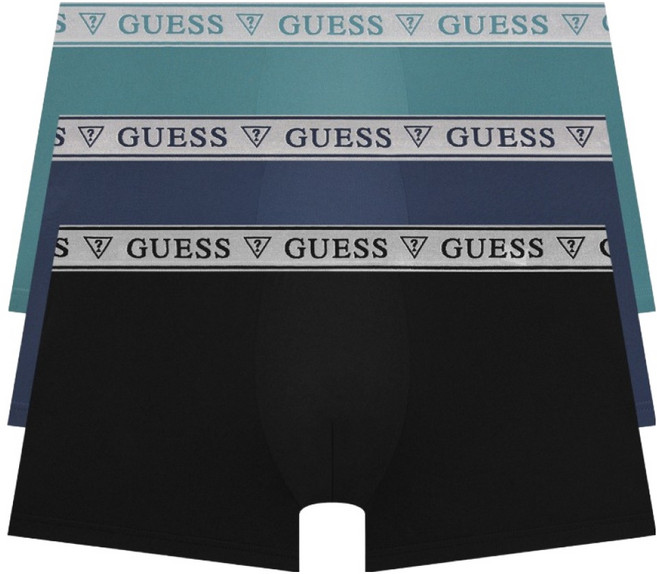 GUESS UNDERWEAR Silverlite 四角褲 3件組