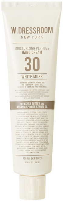 W.DRESSROOM 多麗絲 香水護手霜 30 白麝香, 100ml, 1個
