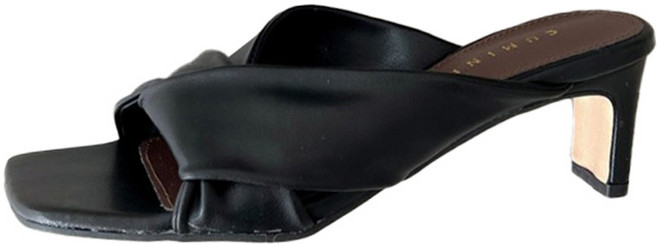 Fiche 女款 Iesha 穆勒涼鞋 5.5cm Fi2048, 245, 黑色