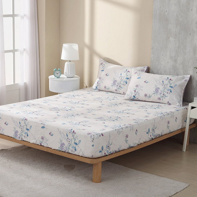 Hong Yew Bedding 鴻宇寢飾 300織單人床包枕套組 台灣製 2373