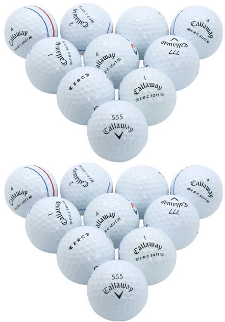 Callaway Unique Epic ERC 版 高爾夫二手球 特S+級, 1組, 20入, 白色