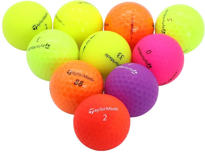 TaylorMade 特S+級高爾夫回收球, 1組, 混色, 10入