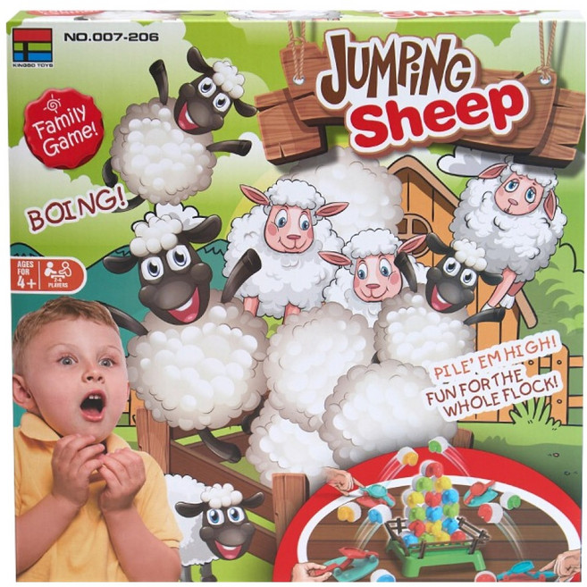 KINGSO TOYS 凱斯比 跳高擲羊桌遊組, 1套, 混合顏色