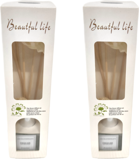Beautiful life 花漾系列 精油擴香瓶 經典款, 百合, 50ml, 2組