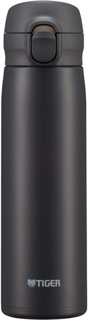TIGER 虎牌 Super Clean 一鍵式真空斷熱保溫保冷隨行杯 MKR-W050, 燈芯草黑, 1個, 500ml