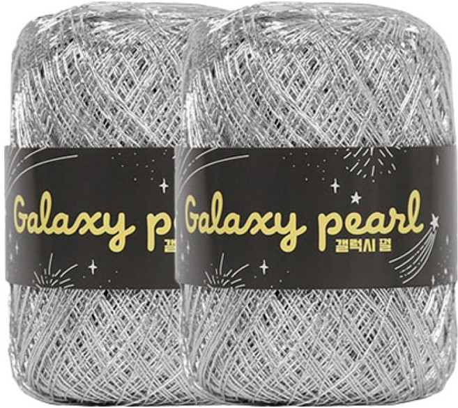 Ancalls Galaxy 金屬編織線, 2個, 01 銀色
