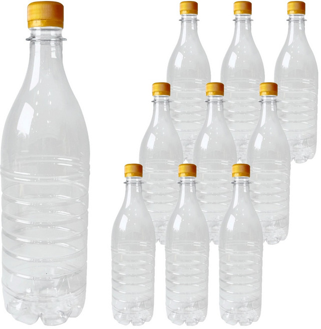 Daekyungpetsaneop 濁酒 PET 容器 GW 750ml x 10入 + 金色瓶蓋 10入 組, 1套