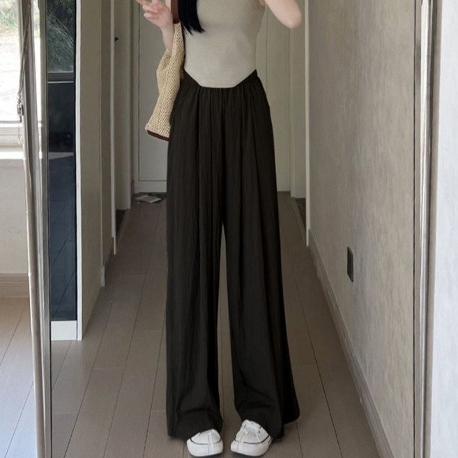 Goodif 女款飄逸夏季必備感性寬鬆長褲