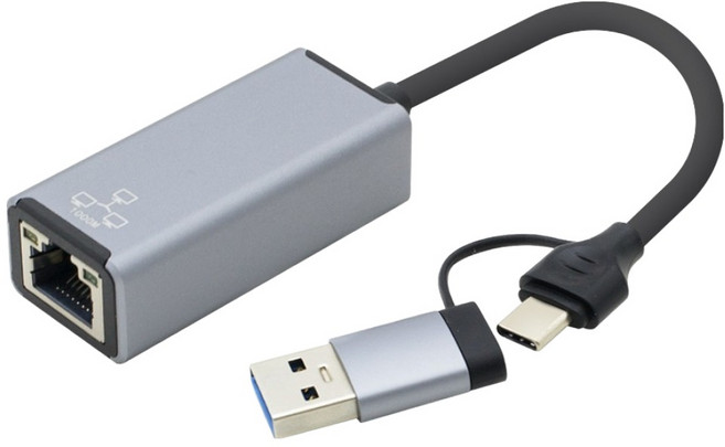 Coms USB Type C USB 3.0A 轉 RJ45 轉換線 Gigabit LAN JA021, 1個