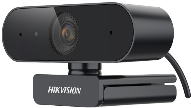 HIKVISION 海康威視 FHD 網路攝影機 視訊攝影機, 黑色, DS-U02