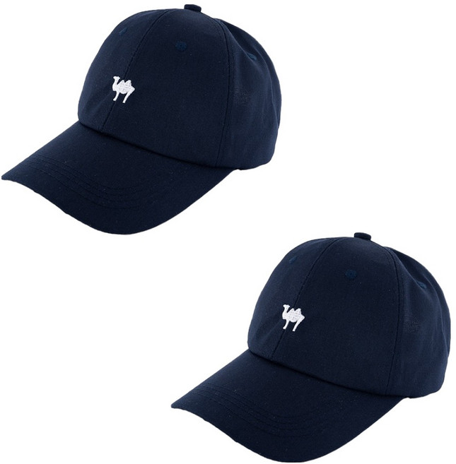 CAMEL Apparel 時尚大頭棒球帽2件組