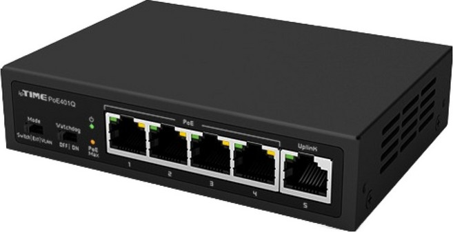 ipTIME 交換器, 1個, PoE401Q