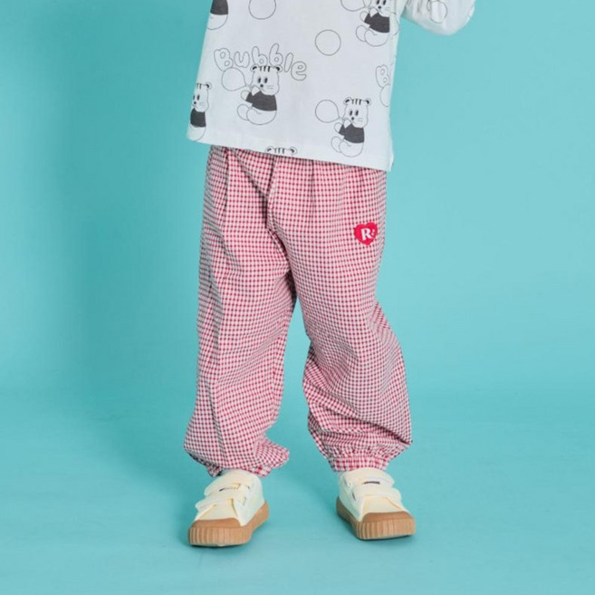 ROTOTO bebe 兒童Carry格紋束口褲