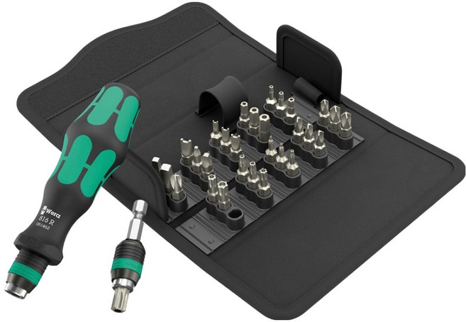 Wera Wera KK71 Security 起子頭座螺絲起子組 057114, 1套