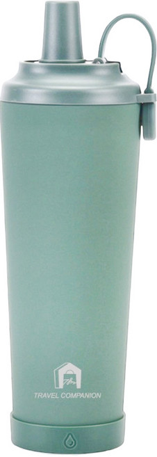7822 Shop 生活選物 旅伴磁吸珍奶杯, 墨軍綠, 830ml, 1個