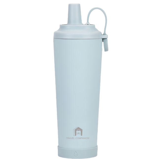 7822 Shop 生活選物 旅伴磁吸珍奶杯, 淡雲藍, 830ml, 1個