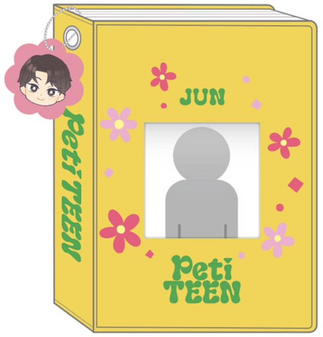 PetiTEEN SEVENTEEN 小卡收藏冊 JUN, 黃色, 1本