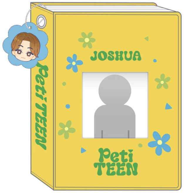 PetiTEEN SEVENTEEN 小卡收藏冊 JOSHUA, 黃色, 1本