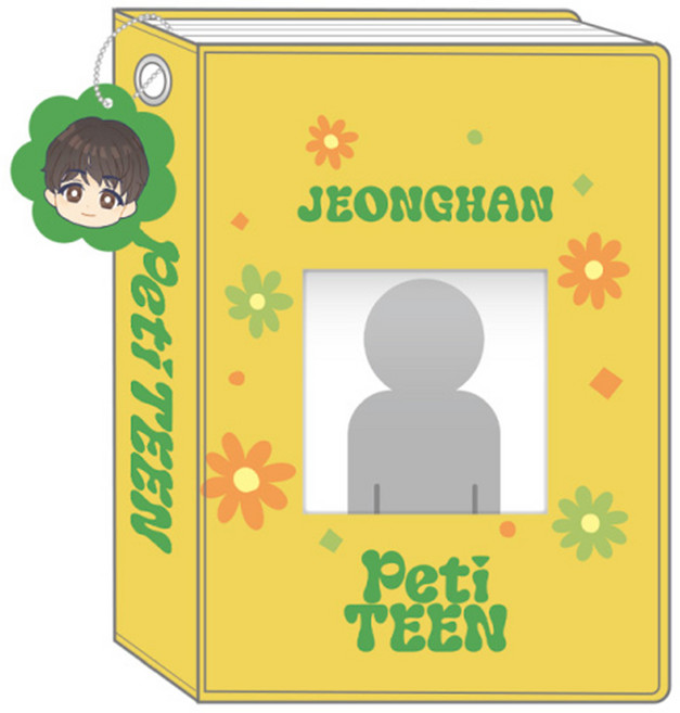 PetiTEEN SEVENTEEN 小卡收藏冊 JEONGHAN, 黃色, 1本