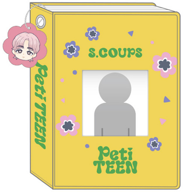 PetiTEEN SEVENTEEN 小卡收藏冊 S.COUPS, 黃色, 1本