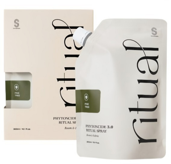 SONOSEASON 芬多精 3.0 Ritual 噴霧除臭劑 補充瓶 松樹, 1個, 300ml