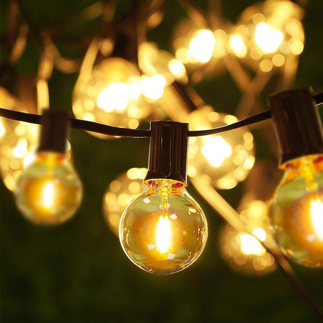 Nuit 努特 LED 9m 黃光 USB款 湯瑪斯串燈/線燈/浪漫裝飾燈串/聖誕/房間佈置裝飾燈 G40 NTL48CP 1條