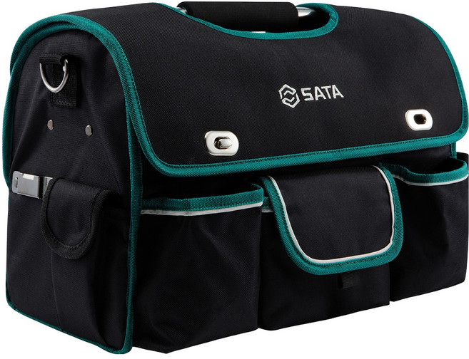 SATA 鐵製筒式手提工具袋 19 95187, 1個
