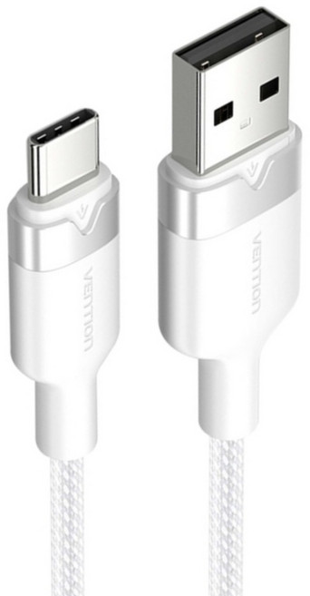 VEnTIOn 威迅 CTN USB-A-USB-C 充電線, 白色, 1m, 1條