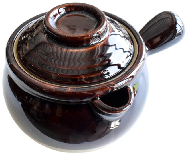 SAWATOUKI 佐和陶瓷 2號耐熱行平鍋 日本製 23 x 17.5 x 16cm 1390ml, 13cm, 1個