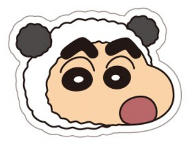 Shinchan 蠟筆小新 造型壓克力氣囊手機支架, 蠟筆小新 透明色, 1個