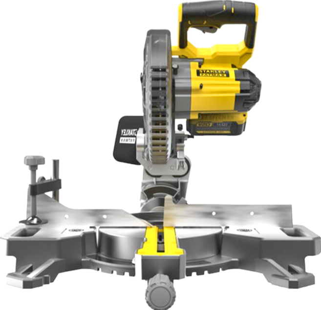 STANLEY TOOLS 20V Max 斜切鋸 雙電4.0Ah SCM701M2, 1台